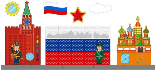 Декоративно-развивающая панель "Россия - Моя Родина"