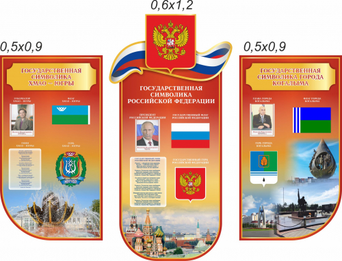 Комплект стендов "Символика ХМАО" (дизайн по вашим материалам)