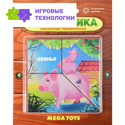 Магнитная головоломка по системе раннего развития «Свинья»
