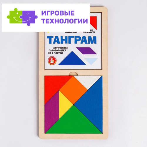 Игра головоломка деревянная Десятое Королевство «Танграм»