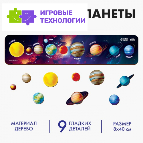 Рамка-вкладыш «Солнечная система»