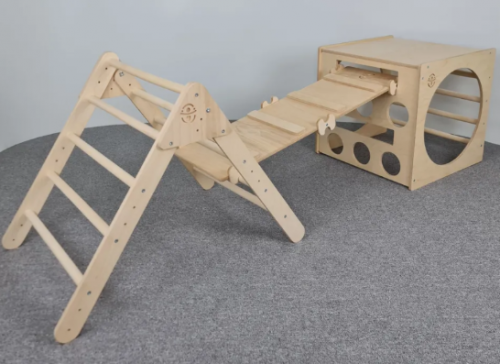 Детский игровой, развивающий комплекс Пиклер (треугольник, куб, горка)