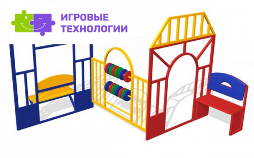 Лабиринт-домик для детской площадки