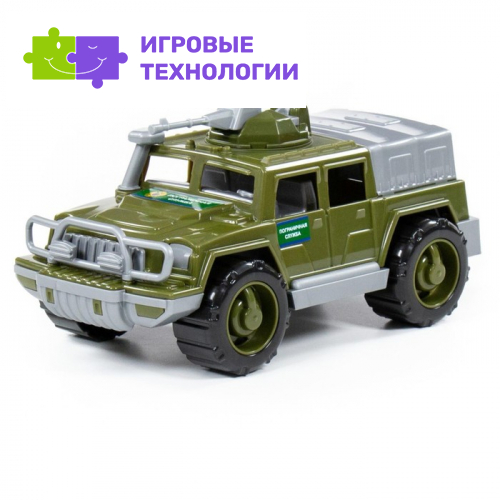 Автомобиль-джип пограничный «Разведчик» с пулемётом