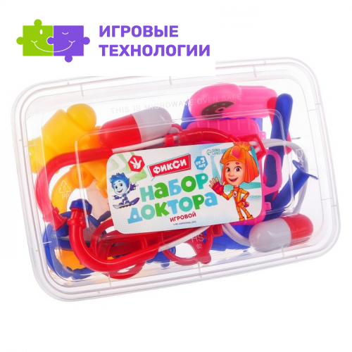 Игровой набор доктора, Фиксики, в контейнере
