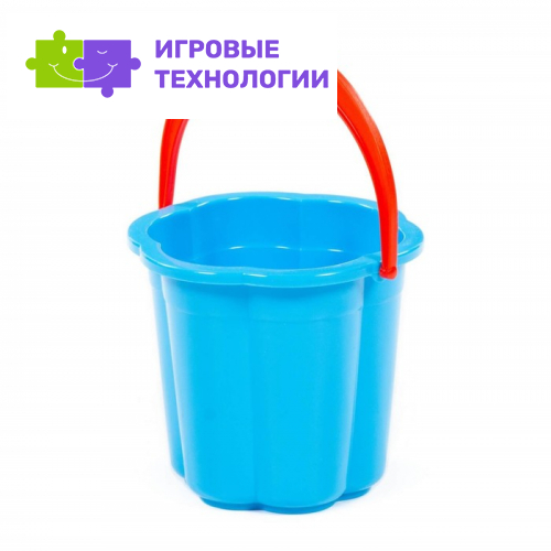 Ведро малое «Цветок», цвета МИКС